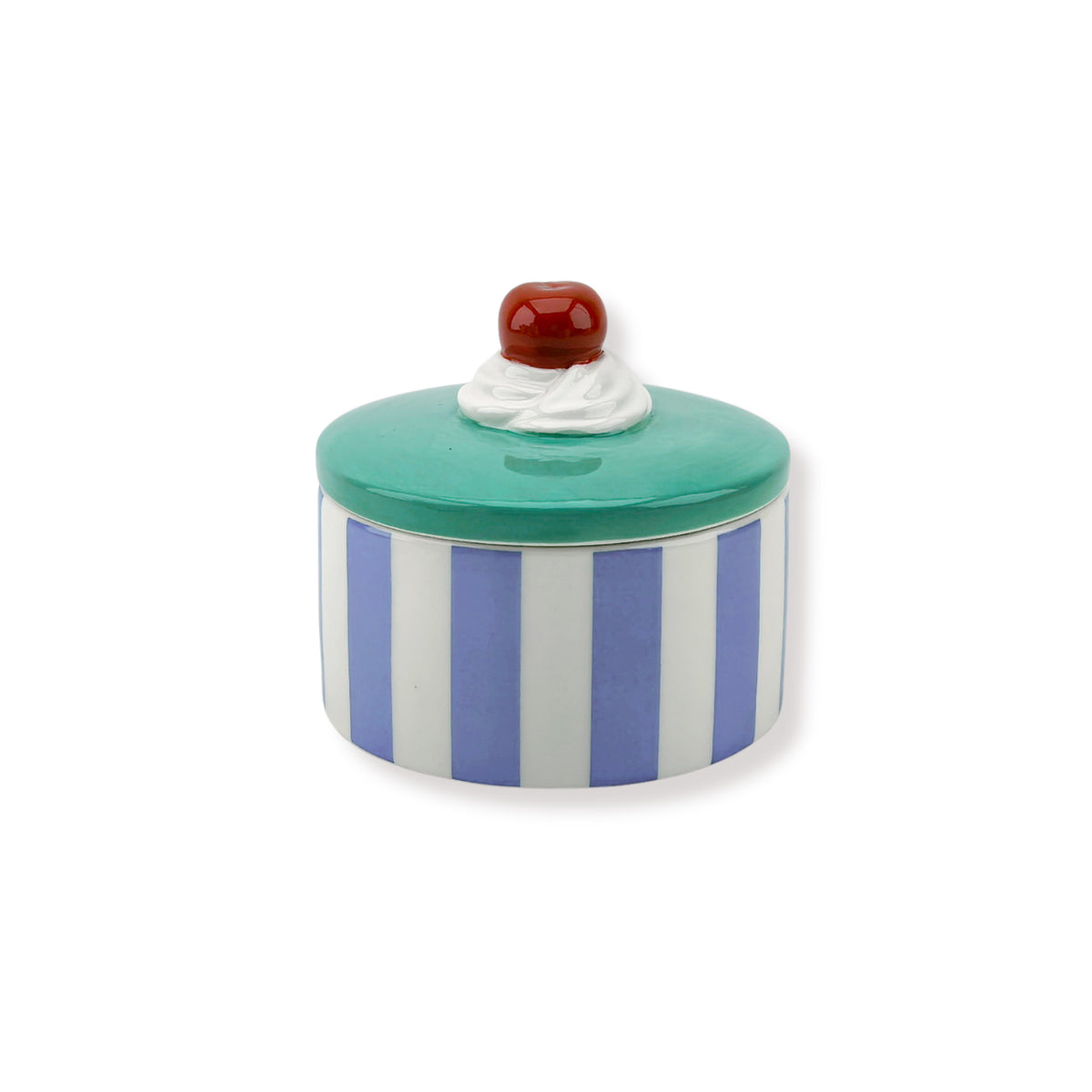 HOUSEVITAMIN VOORRAADPOT TARTLET CHERRY BLAUW/PAARS 9 CM