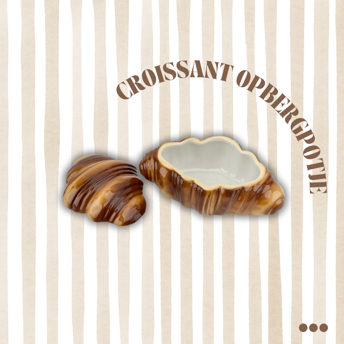 HOUSEVITAMIN VOORRAADPOT CROISSANT BRUIN 16,5 CM