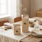 HOUSEVITAMIN VAAS GOT MILK ROZE/GEEL 13,5 CM