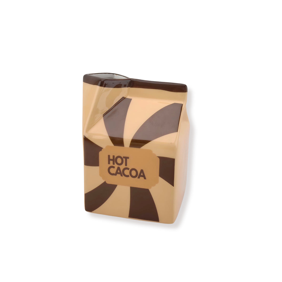 HOUSEVITAMIN VAAS HOT COCAO BRUIN/CARAMEL 13,5 CM