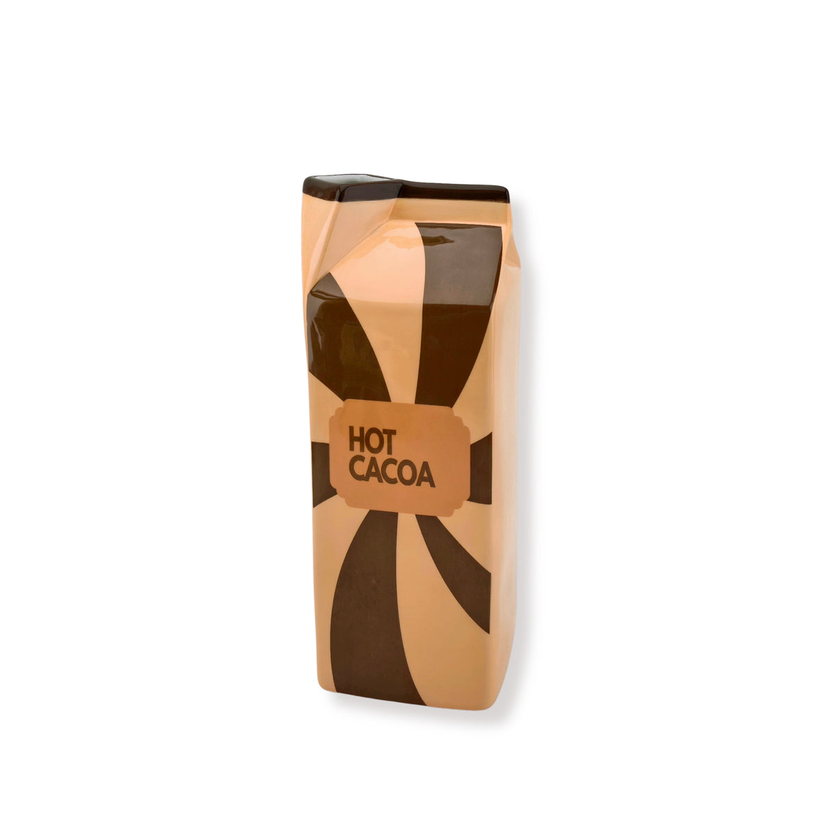 HOUSEVITAMIN VAAS HOT COCOA BRUIN/KARAMEL 25,5 CM