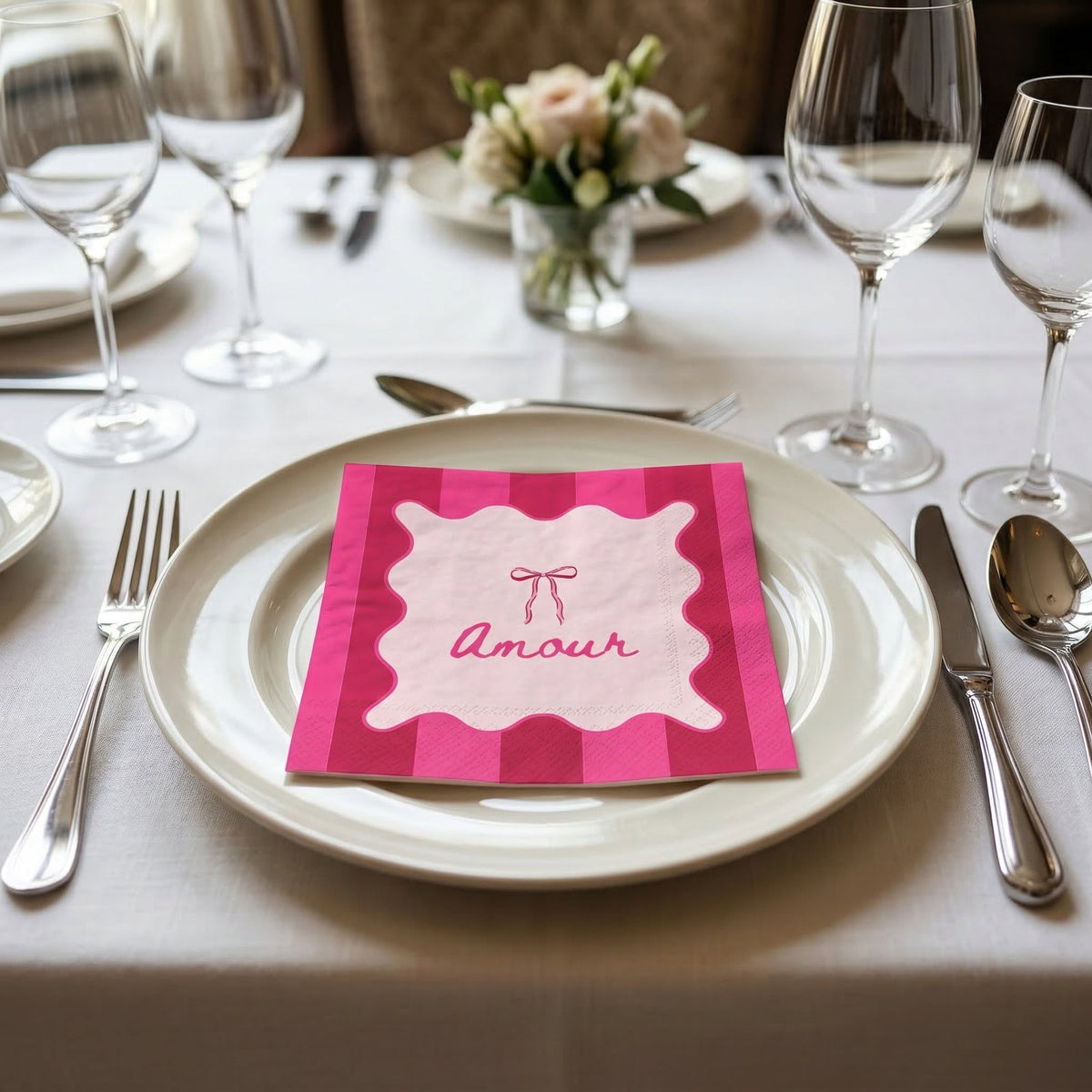 HOUSEVITAMIN PAPIEREN SERVETTEN AMOUR DISPLAY 12 PAKKEN