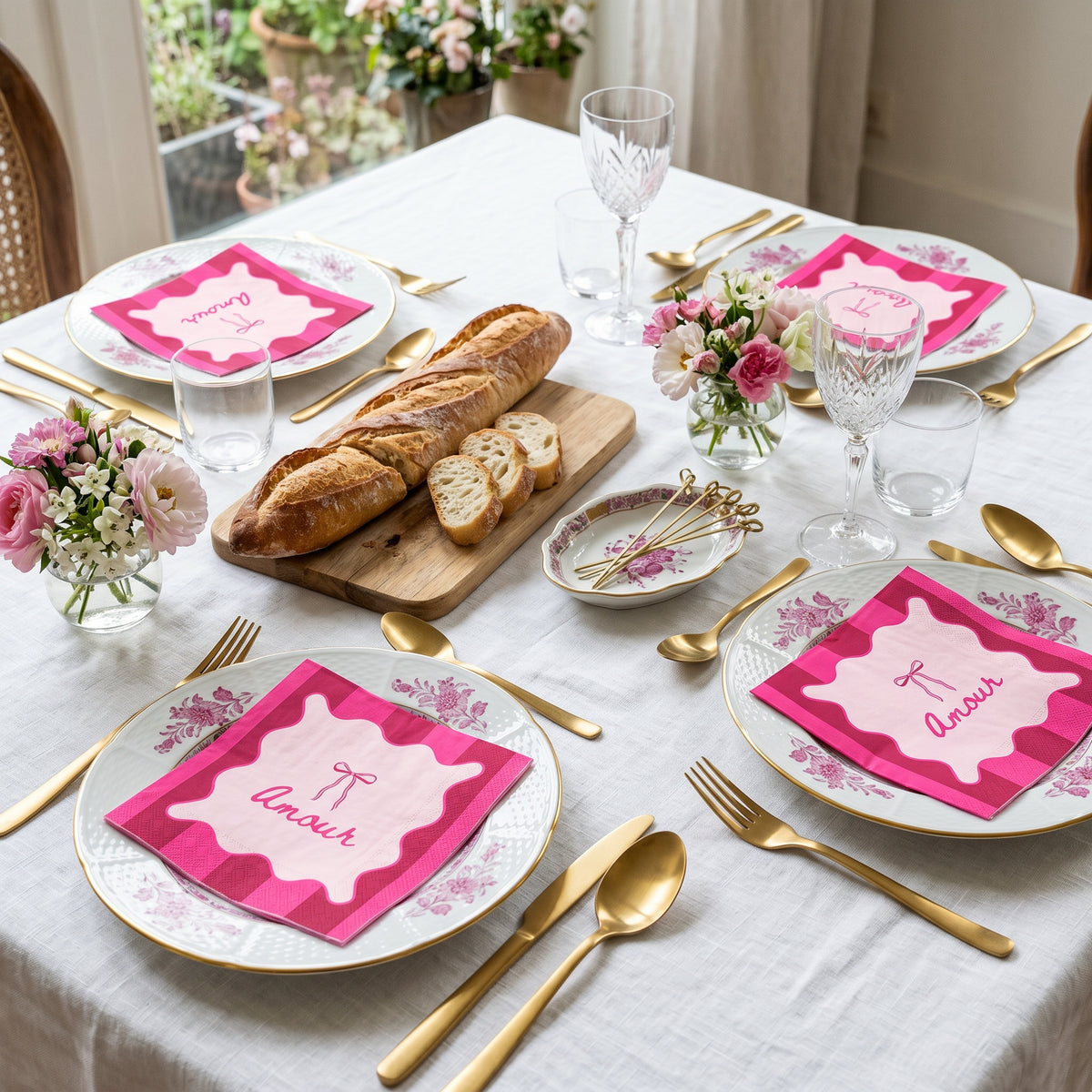 HOUSEVITAMIN PAPIEREN SERVETTEN AMOUR DISPLAY 12 PAKKEN