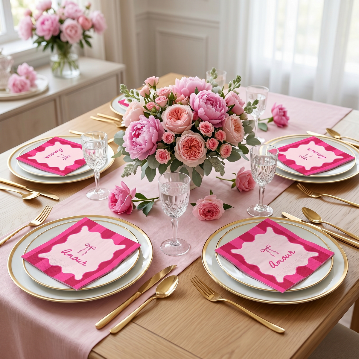 HOUSEVITAMIN PAPIEREN SERVETTEN AMOUR DISPLAY 12 PAKKEN