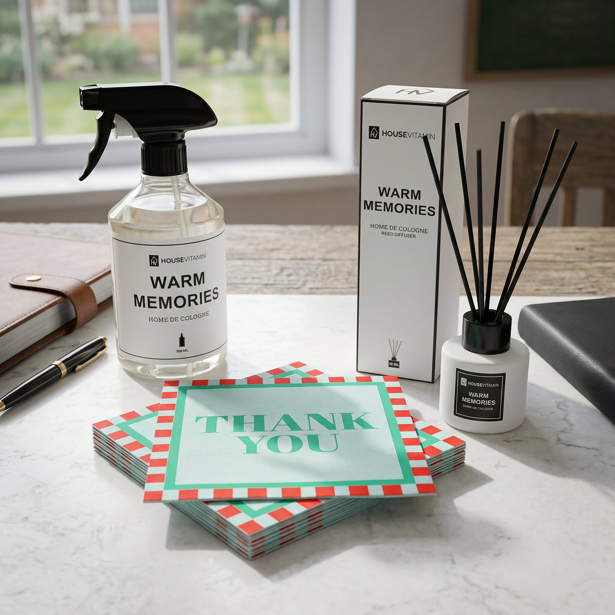 HOUSEVITAMIN PAPIEREN SERVETTEN THANK YOU DISPLAY 12 PAKKEN