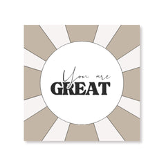 HOUSEVITAMIN SERVETTEN YOU ARE GREAT DISPLAY 12 PAKKEN