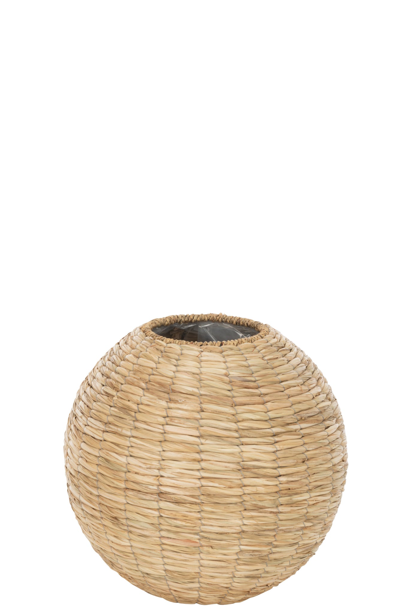 J-LINE VAAS YUMI BOL STRO NATUREL GROOT - Tuincentrum Lopik