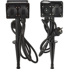 Fxcontrol Tuinstekkerdoos 4-Voudig - Buitencontactdoos 2+2-Voudig