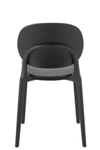 Stoel Basic polyester/fineer zwart - Tuincentrum Lopik