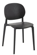 Stoel Basic polyester/fineer zwart - Tuincentrum Lopik