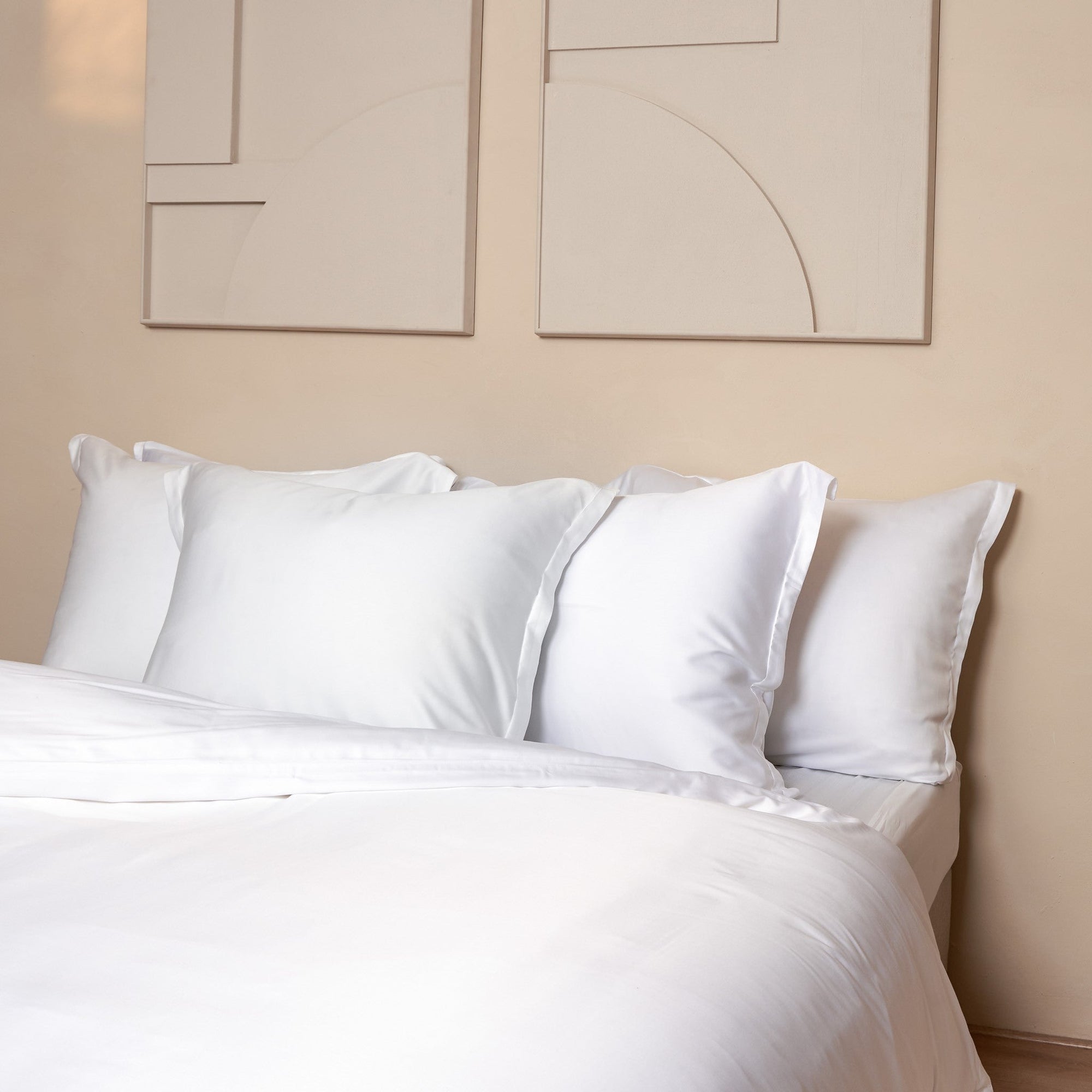 Coco & Cici - Coco & Cici - Tencel kussensloop - 60 x 70 - beauty pillow - wit -zacht luxe en duurzaam beddengoed - 1 kussensloop 60x70 - Tuincentrum Lopik