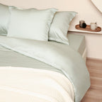COCO & CICI TENCEL SATEEN KUSSENSLOOP GROEN 60 X 70 CM