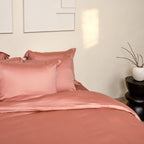 COCO & CICI TENCEL SATEEN KUSSENSLOOP TERRA ROZE 70X60 CM