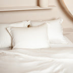 COCO & CICI TENCEL SATEEN KUSSENSLOOP OFF WHITE 65X65 CM