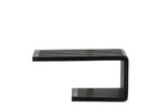 J-LINE WANDPLANK LATTEN GERECYCLED HOUT ZWART KLEIN 50 CM