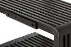 J-LINE WANDPLANK LATTEN GERECYCLED HOUT ZWART LARGE 79 CM