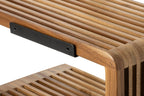 J-LINE WANDPLANK LATTEN GERECYCLED HOUT NATUREL KLEIN 50 CM
