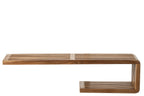 J-LINE WANDPLANK LATTEN GERECYCLED HOUT NATUREL LARGE 79 CM