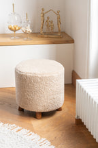 J-LINE POEF SHEEP LEG POLYESTER BEIGE - Tuincentrum Lopik