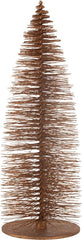 J-LINE KERSTBOOM DECO GLITTERS HOUT BRUIN EXTRA GROOT