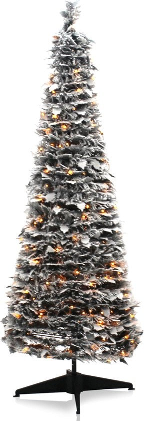 POP-UP KERSTBOOM MET SNEEUW EN 100 LEDS – 90 CM