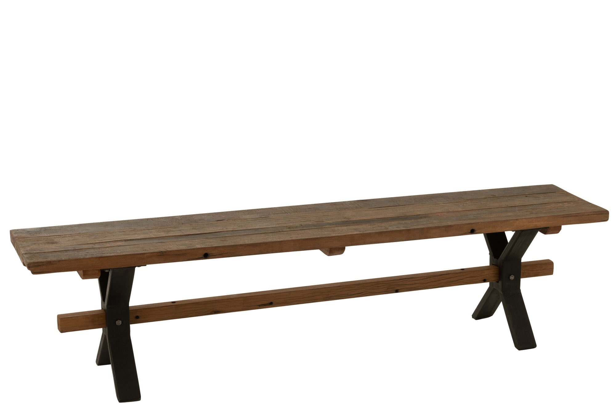 J-LINE BANK VINTAGE HOUT BRUIN 180 CM - Tuincentrum Lopik