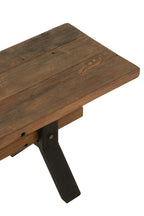 J-LINE BANK VINTAGE HOUT BRUIN 180 CM - Tuincentrum Lopik