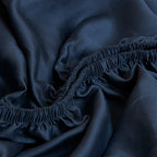 COCO & CICI TENCEL TOPPER HOESLAKEN DONKERBLAUW 180 X 200 X 10 CM