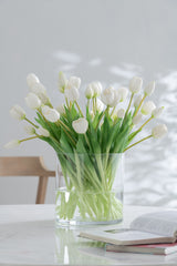 Bouquet Tulips 7Pieces Pu White Small - Tuincentrum Lopik