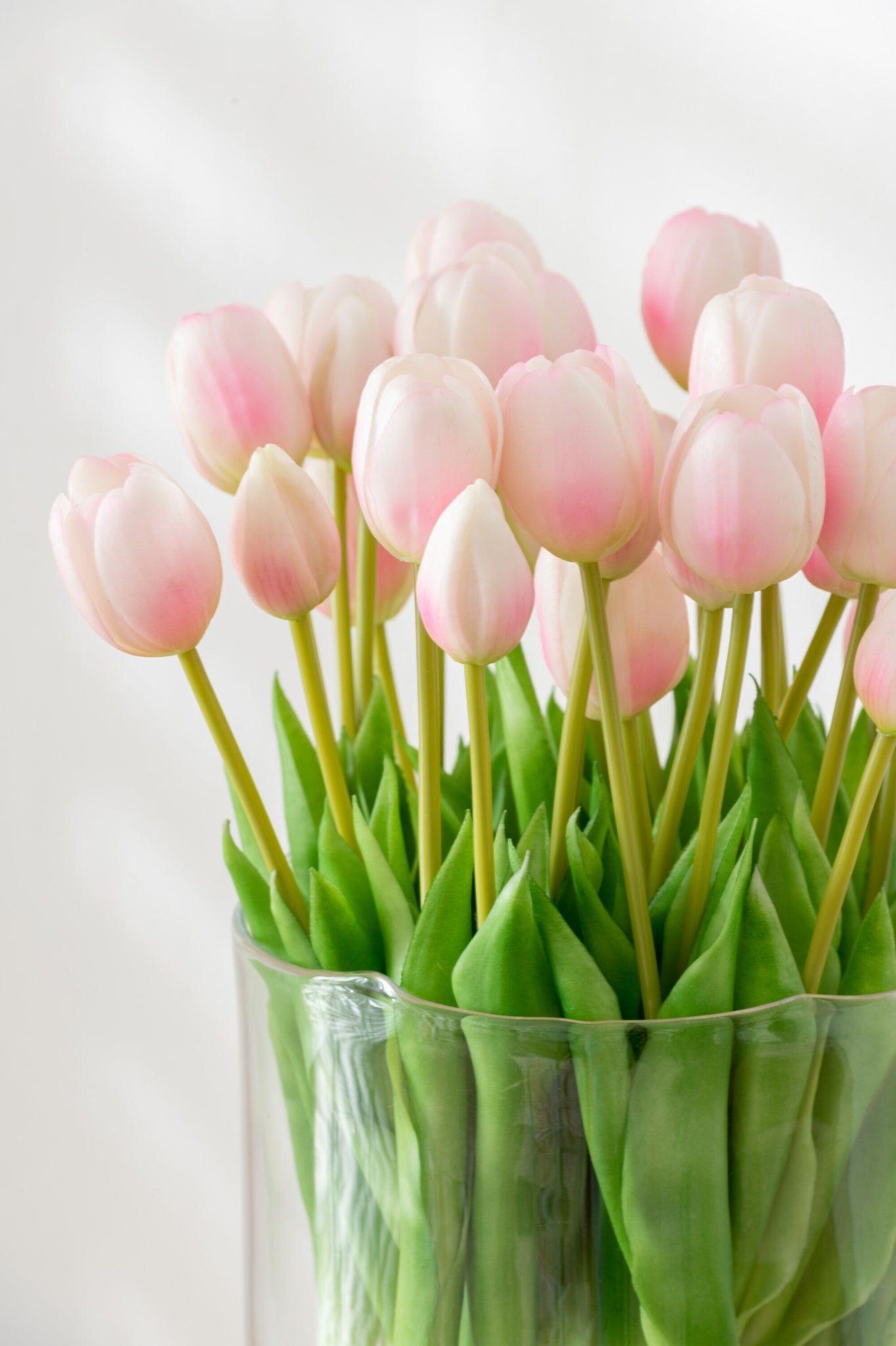J-LINE BOUQUET TULIPS 7PIECES PU SOFT PINK LARGE - Tuincentrum Lopik