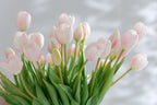 J-LINE BOUQUET TULIPS 7PIECES PU SOFT PINK LARGE - Tuincentrum Lopik