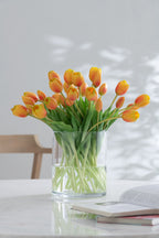 J-LINE BOUQUET TULIPS 7PIECES PU ORANGE SMALL - Tuincentrum Lopik