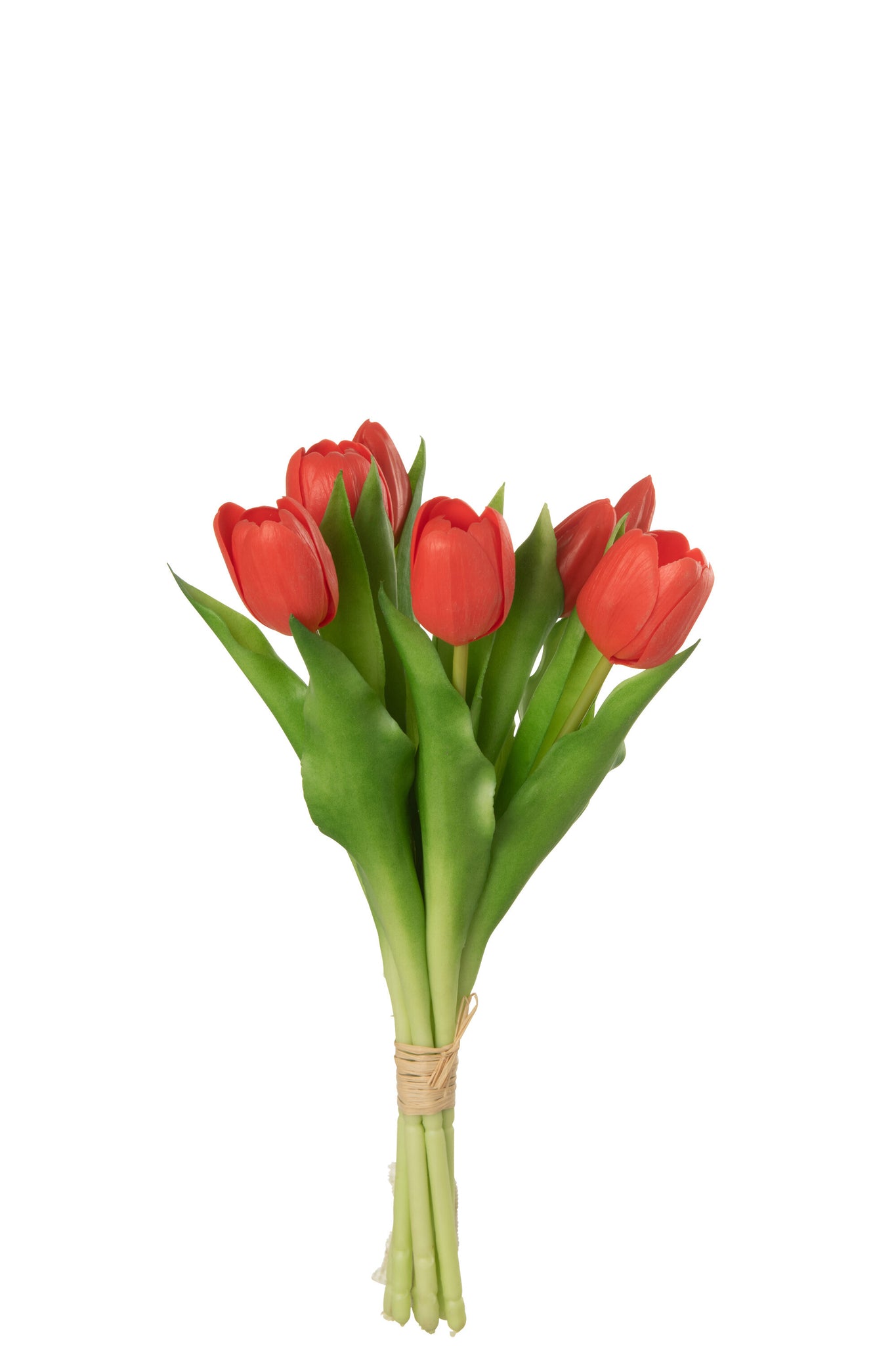 J-LINE BOUQUET TULIPS 7 PIECES PU CORAL PINK SMALL - Tuincentrum Lopik
