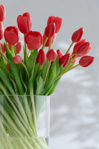J-LINE BOUQUET TULIPS 7 PIECES PU CORAL PINK LARGE - Tuincentrum Lopik