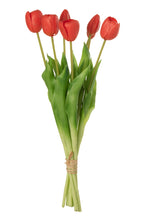 J-LINE BOUQUET TULIPS 7 PIECES PU CORAL PINK LARGE - Tuincentrum Lopik