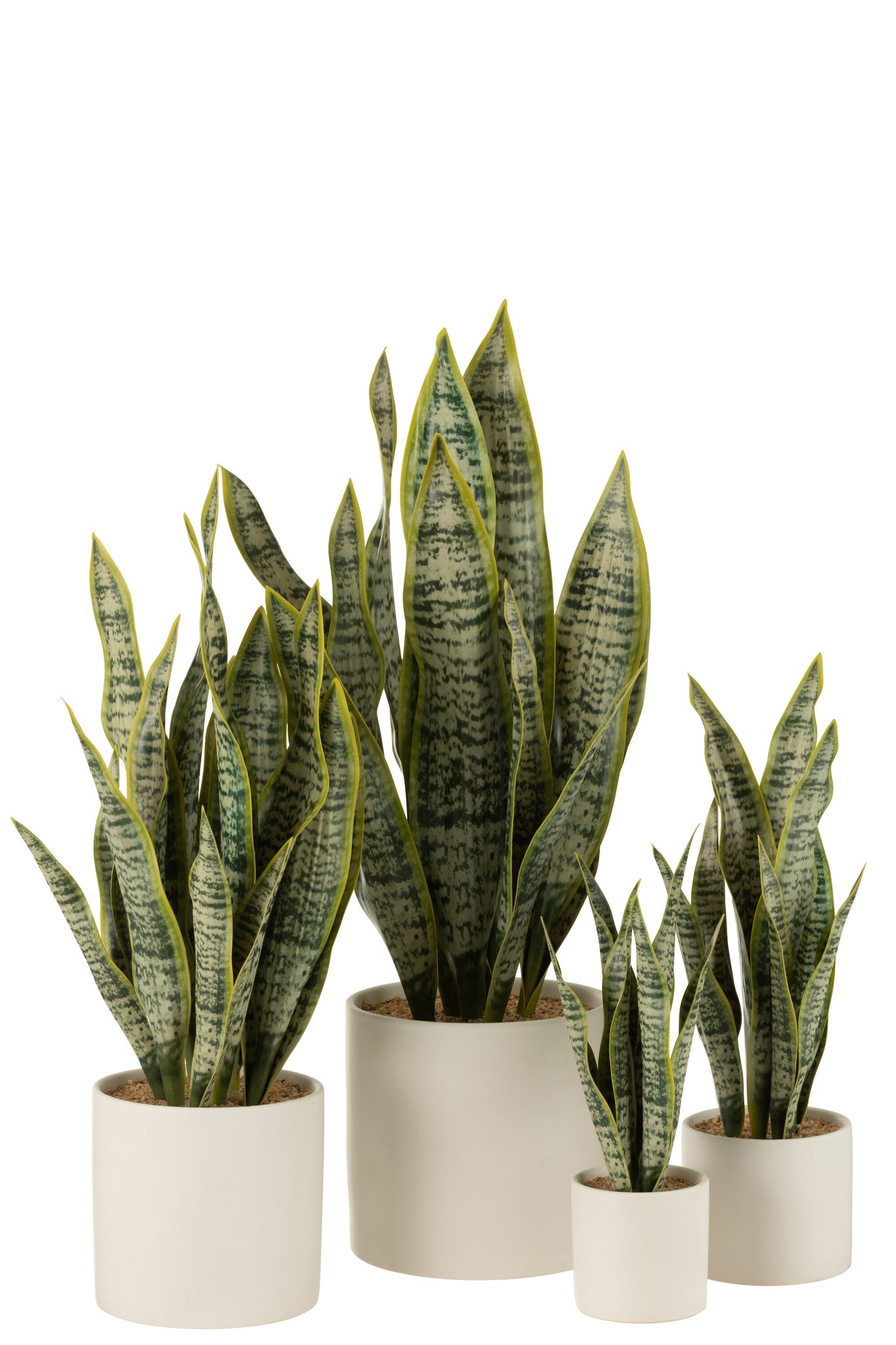 J-LINE KUNSTPLANT SANSEVIERIA IN PVC POT GROEN EXTRA LARGE - Tuincentrum Lopik