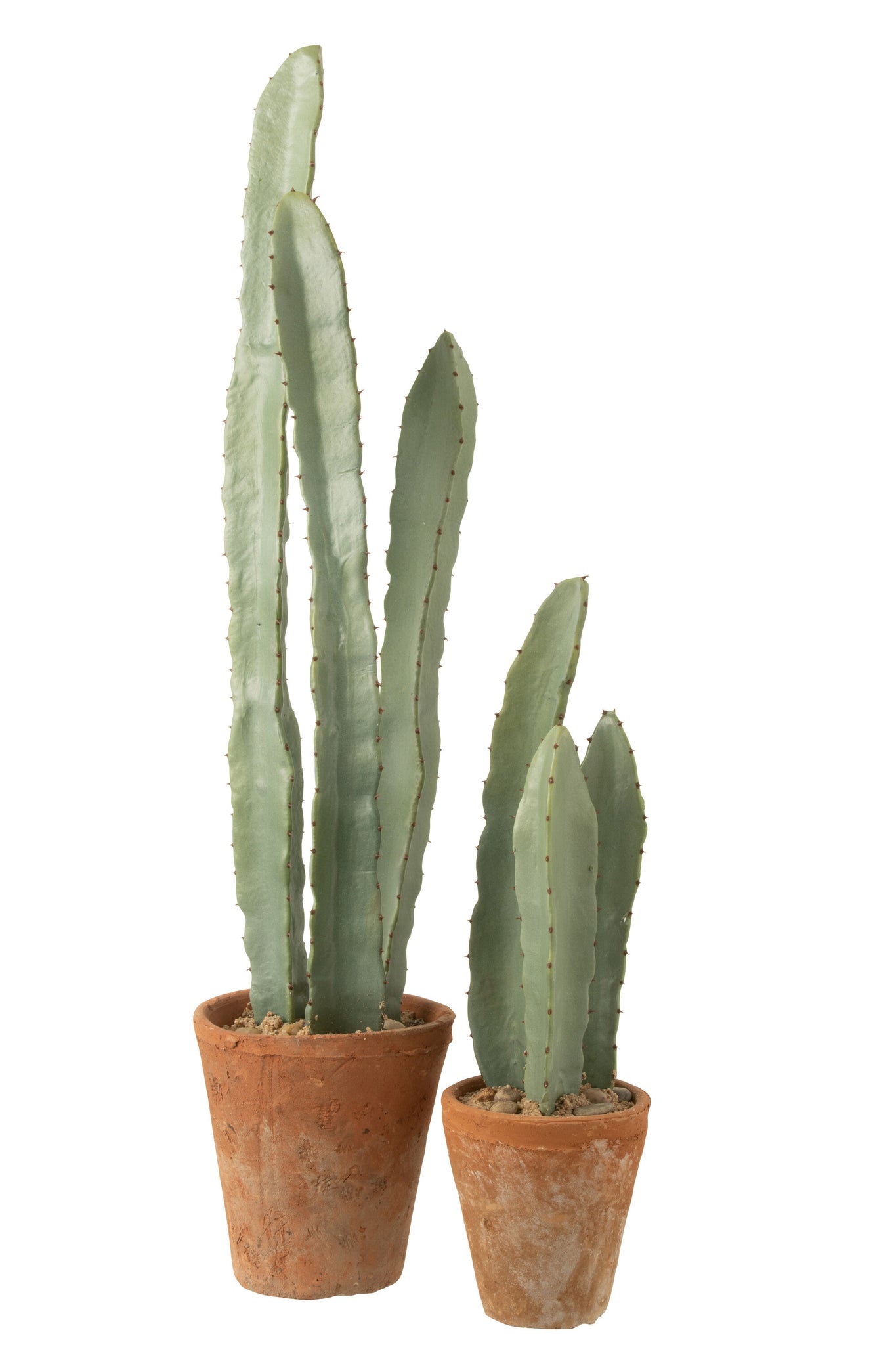 J-LINE KUNSTCACTUS 3-DELIG IN PLASTIC POT GROEN LARGE - Tuincentrum Lopik