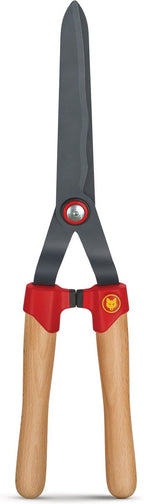 HS-WW HEGGENSCHAAR GEGOLFD BLAD 20 CM MET HOUTEN HANDGREPEN
