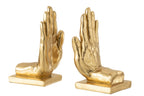 J-LINE BOEKSTEUN HANDEN POLY GOUD SET 2 - Tuincentrum Lopik