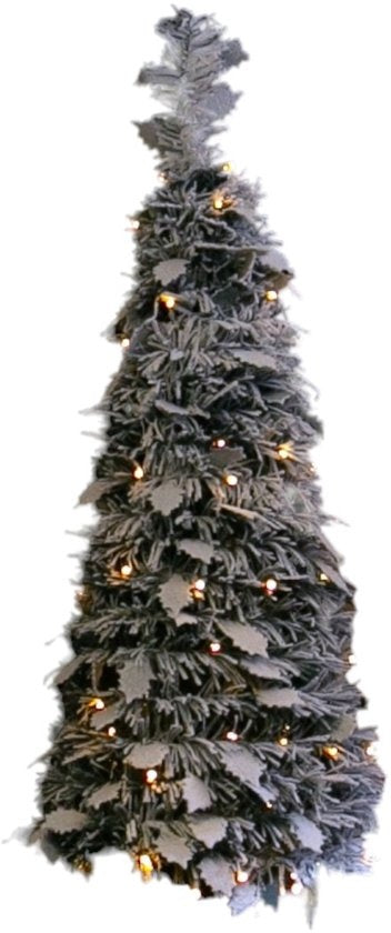 POP-UP KERSTBOOM 120 CM BESNEEUWD MET 150 LEDS
