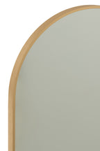 J-LINE OVALE SPIEGEL GRALE GLAS/METAAL GOUD - Tuincentrum Lopik