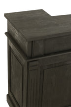J-LINE BAR 2 LADES MANGOHOUT ZWART L180XB55XH106CM - Tuincentrum Lopik