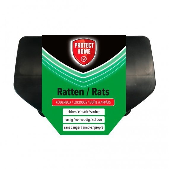 PLASTIC RATTEN VOERDOOS