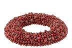 J-LINE RONDE KRANS FOAM/PAPIER ROOD LARGE Ø45 CM