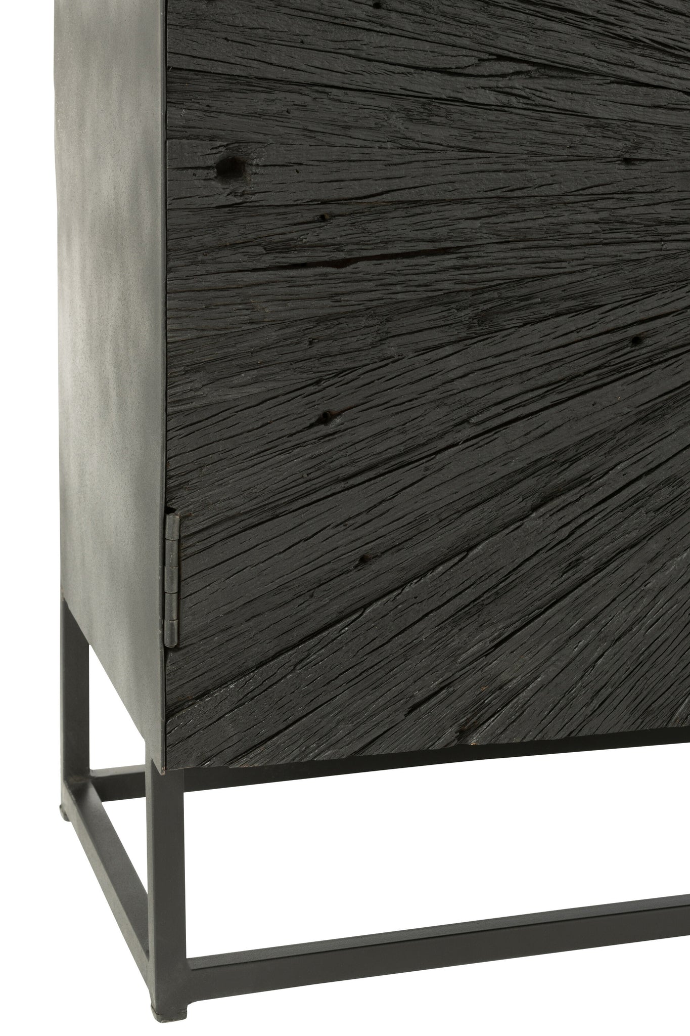 J-LINE DRESSOIR SHANIL HOUT/IJZER ZWART - Tuincentrum Lopik