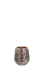 J-LINE KANDELAAR ALI GLAS BRUIN MEDIUM - Tuincentrum Lopik