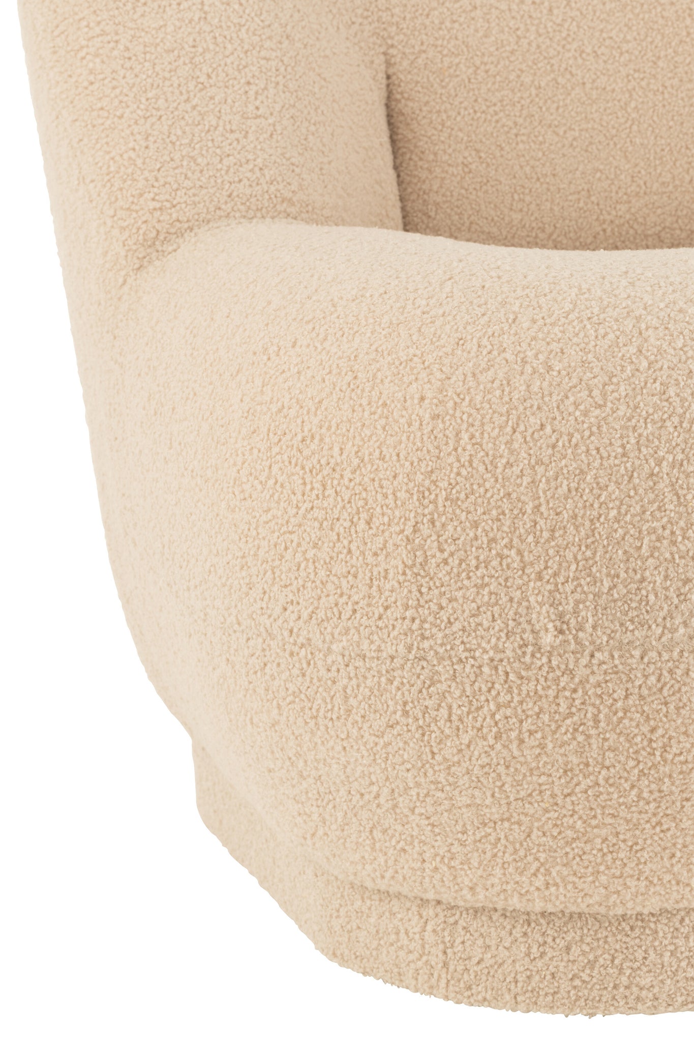 J-LINE KRUK TEDDYFLUWEEL WIT WARM BEIGE - Tuincentrum Lopik