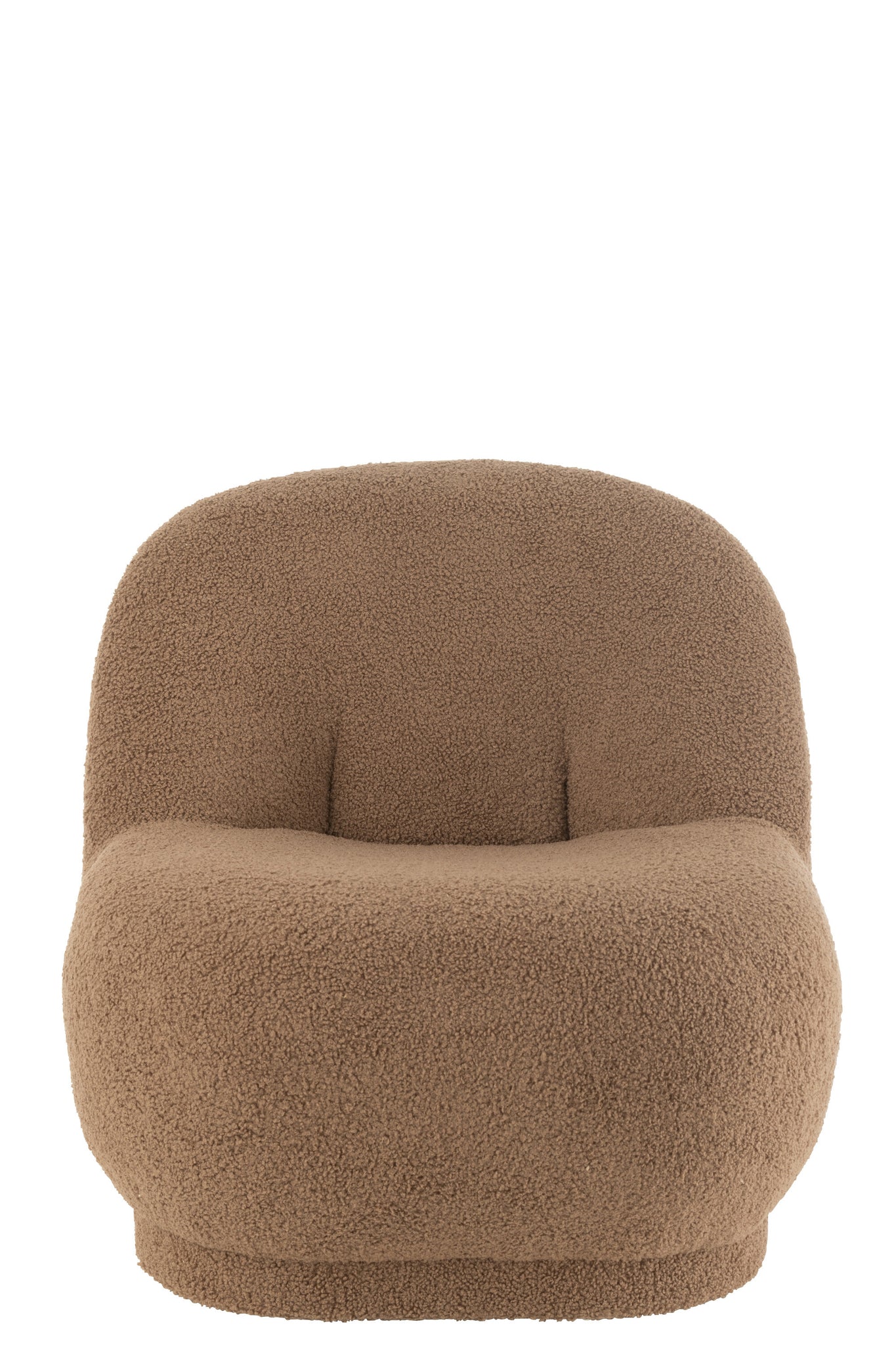 Kruk Teddyfluweel Wit Bruin - Tuincentrum Lopik