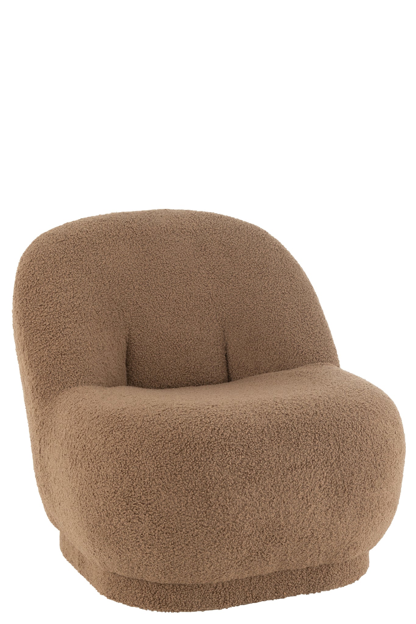 Kruk Teddyfluweel Wit Bruin - Tuincentrum Lopik