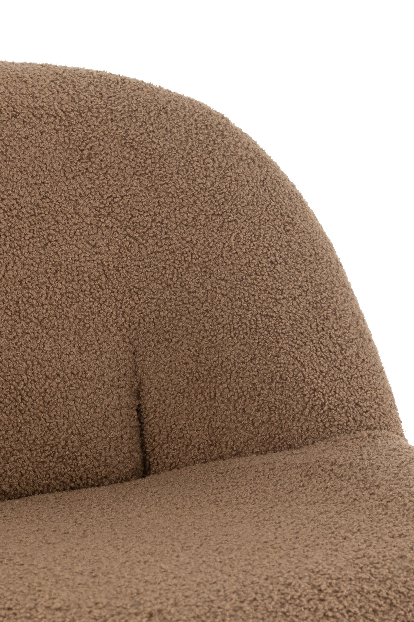 Kruk Teddyfluweel Wit Bruin - Tuincentrum Lopik